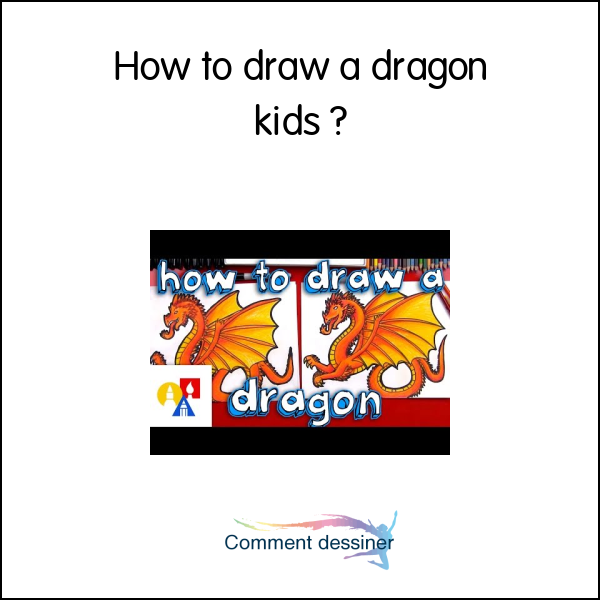 How to draw a dragon kids